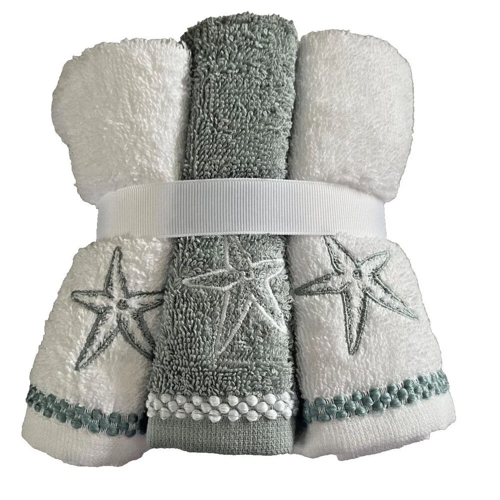 Coastal Collection Facecloths 12x12